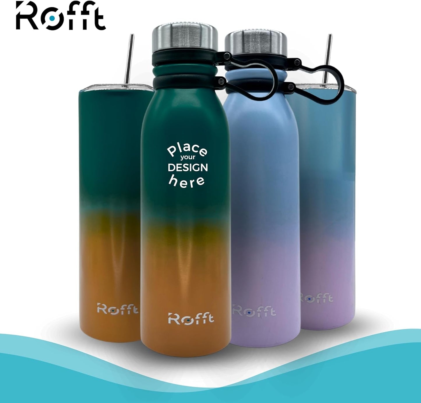 Pink/Green 20Oz, Pink/Green 22oz