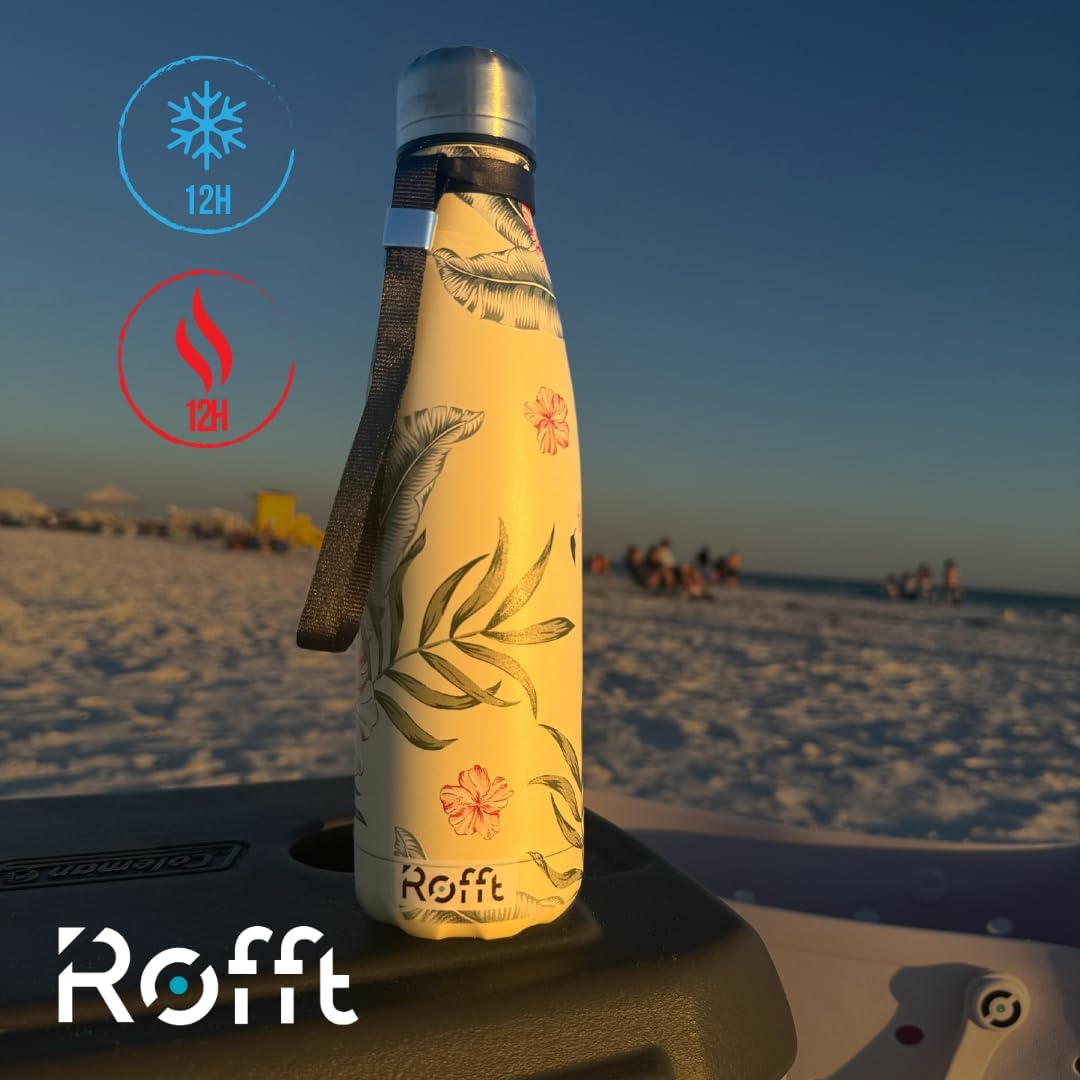 20 oz Insulated Water Bottle - Leak Proof, Stainless Steel, Thermo Bottle for Hot and Cold Drinks, Double Wall Insulation, Portable Water Flask for Travel, Outdoor