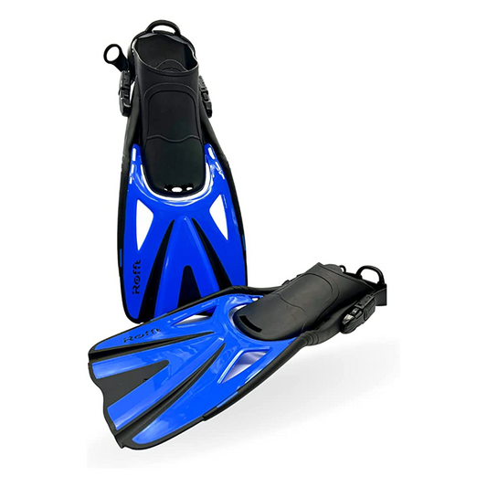 Long Floating fins for Snorkeling, Swimming and Diving - Adjustable Size for Adult Men and Women