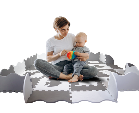 Large Baby Play Mat with Fence